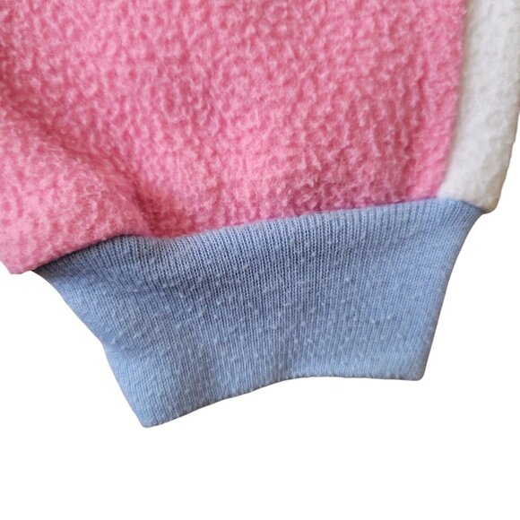 Sanrio Hello Kitty 5T Fleece Pajama Footie PJs Pink Purple Vintage Y2K 2002 - Picture 8 of 8